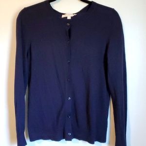 Navy cardigan